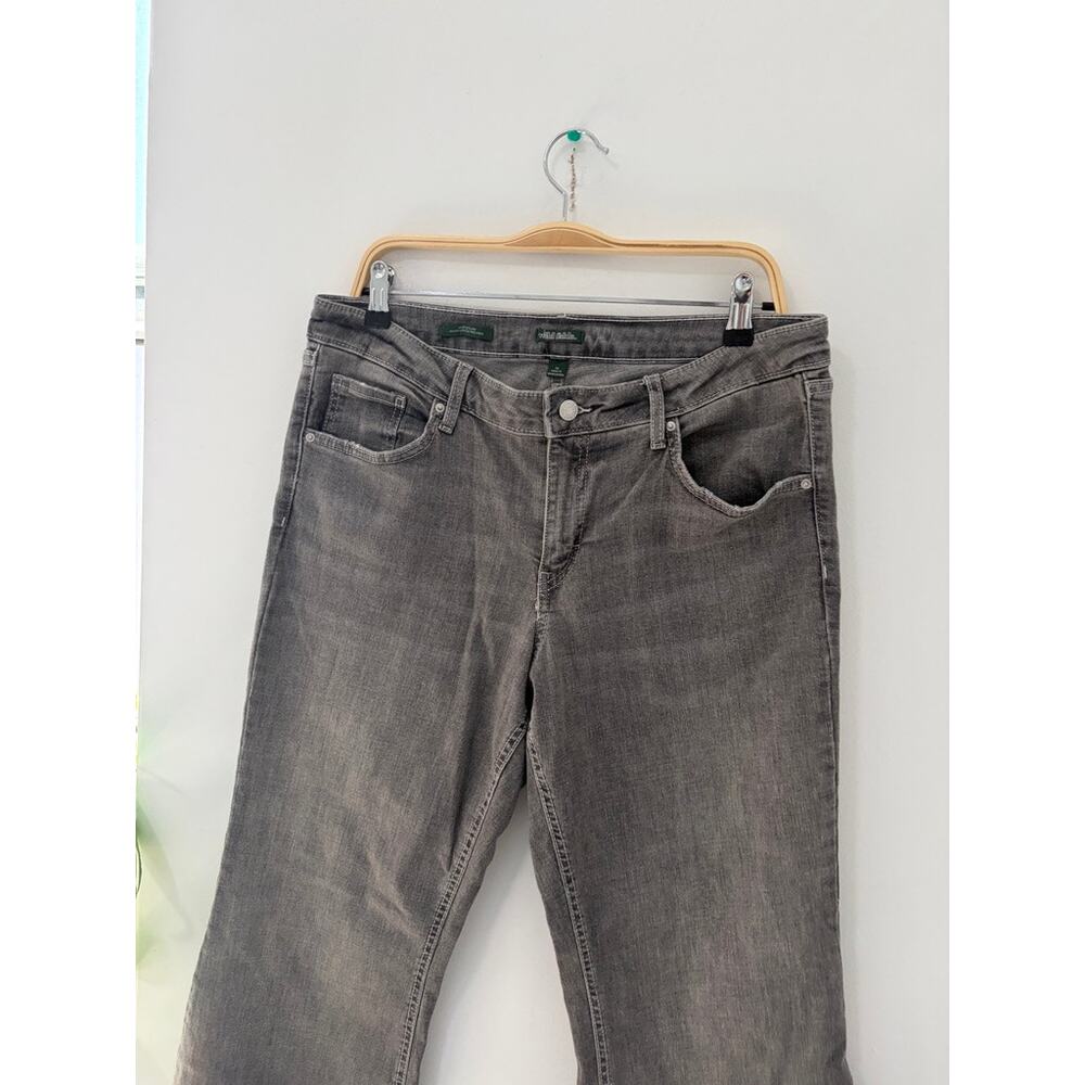 Wild Fable Gray Mid Rise Flare Jeans Size 14 - Picture 5 of 7